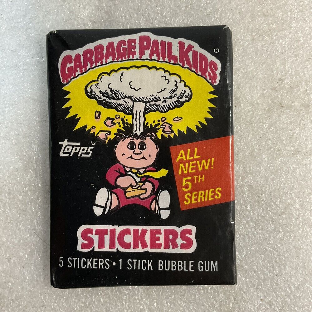 Vintage Topps Garbage Pail Kids Original Series 5 1986 Factory Sealed Wax Pack
